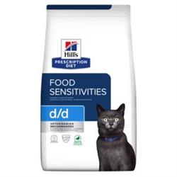 Hill's Prescription Diet Feline d/d Duck & Green Pea. Kattefoder mod allergi (dyrlæge diætfoder) 3